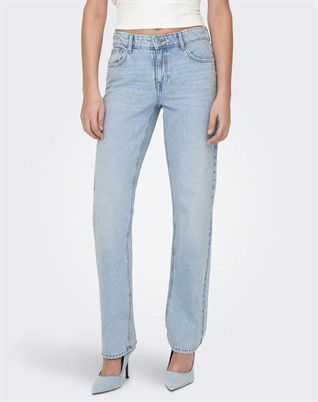 Bree Low Straight Rhinestone Jeans